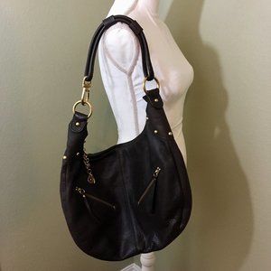 Luce Large Brown Leather Purse